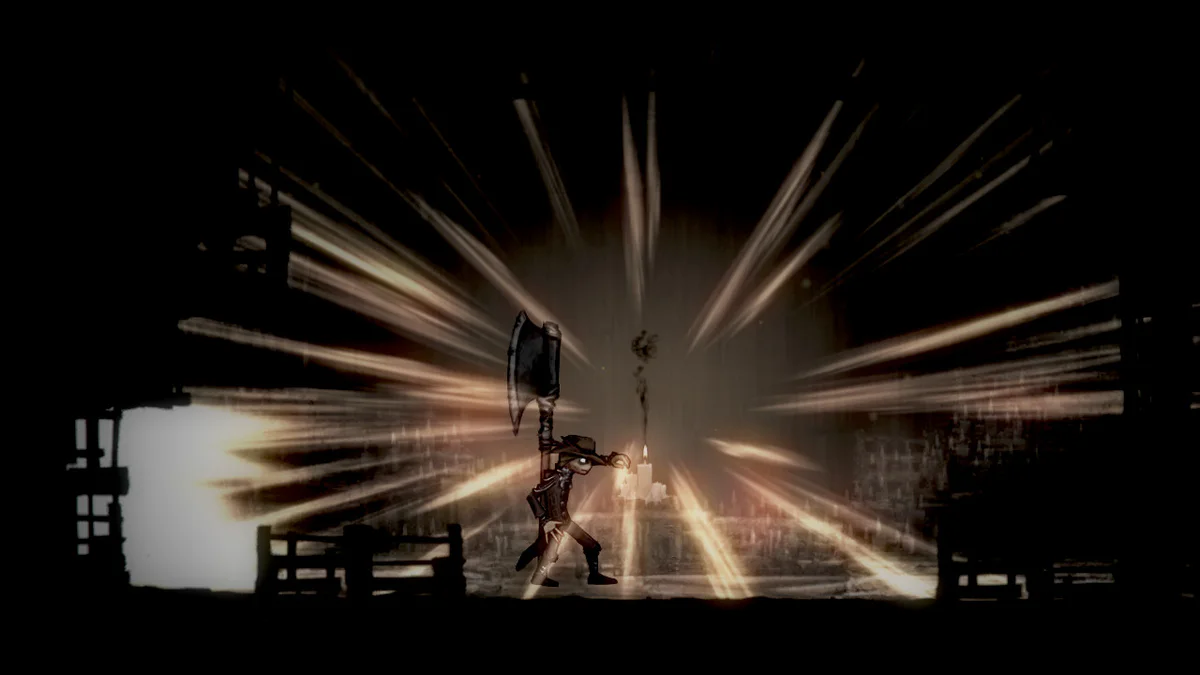 Gameplay screenshot illustrating Best 2D Soulslike Games